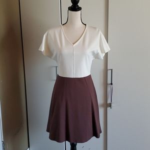 Two toned a line dress